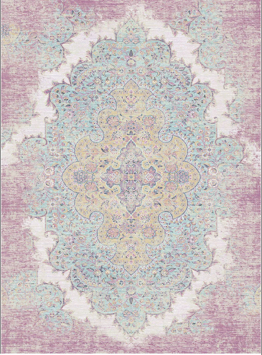 Alfombra Wilton - Badem (rosa/multi)