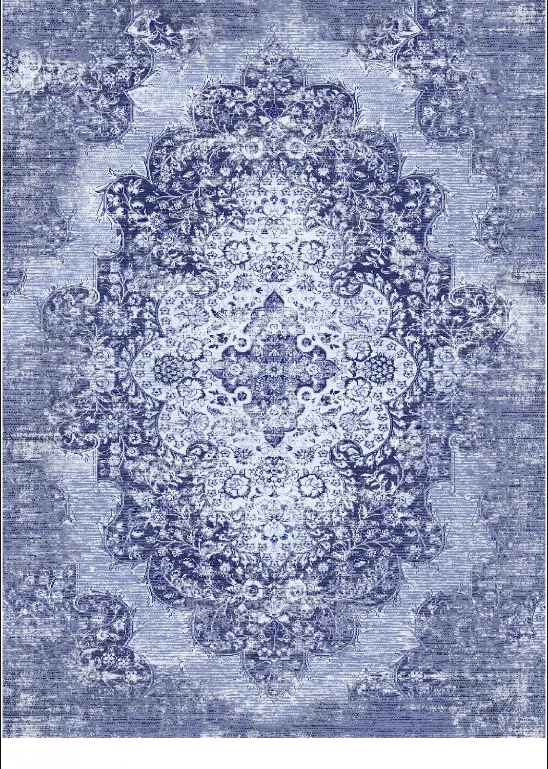 Alfombra Wilton - Badem (azul)