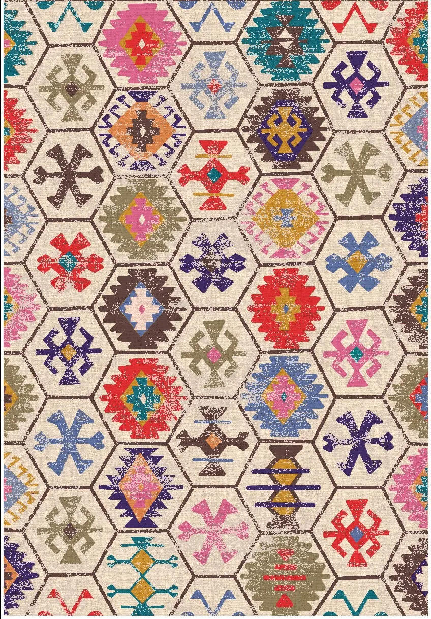Alfombra Wilton - Kulu (multi)