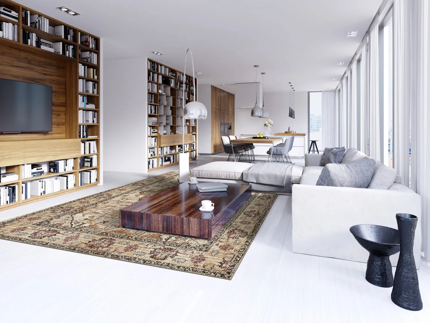 Alfombra Wilton - Siliana (beige)