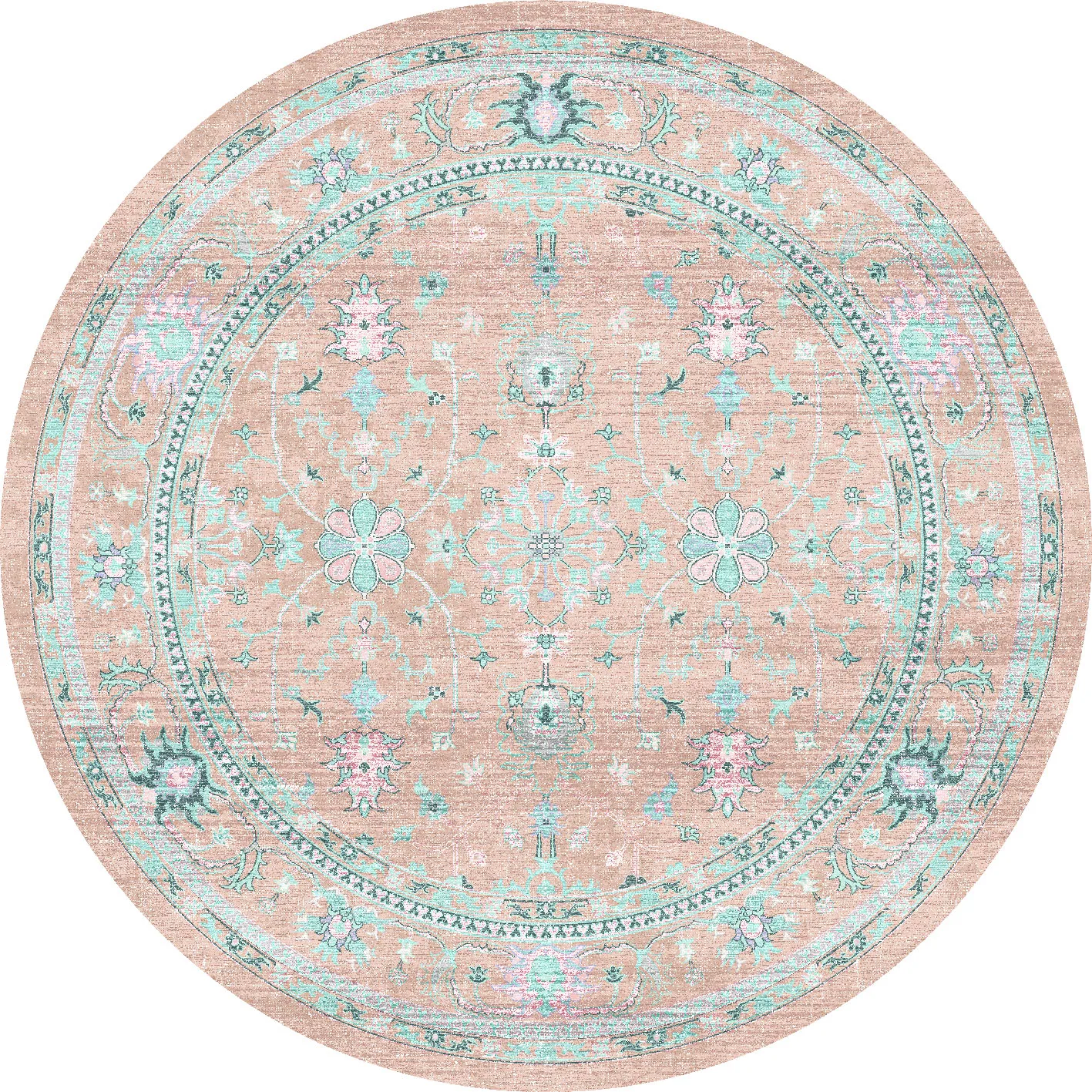 Alfombras redondeadas - Livley (rosa)