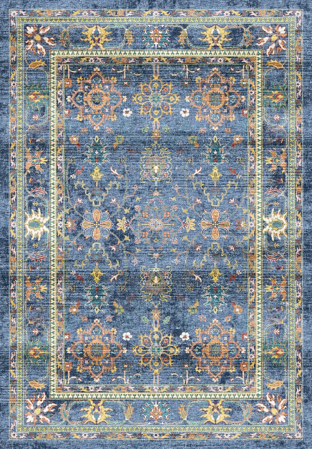 Alfombra Wilton - Livley (azul oscuro)