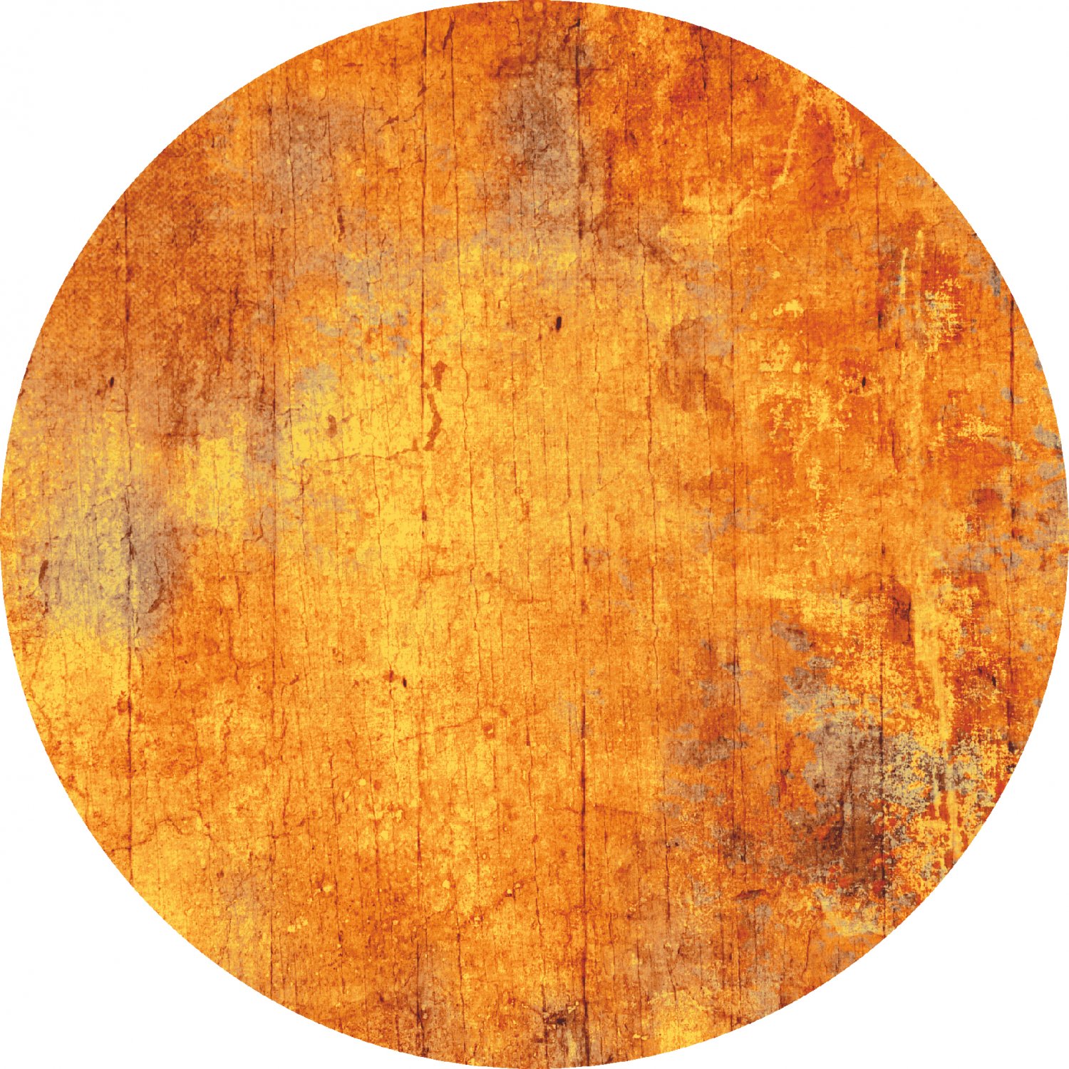 Alfombras redondeadas - Cesano (anaranjado)