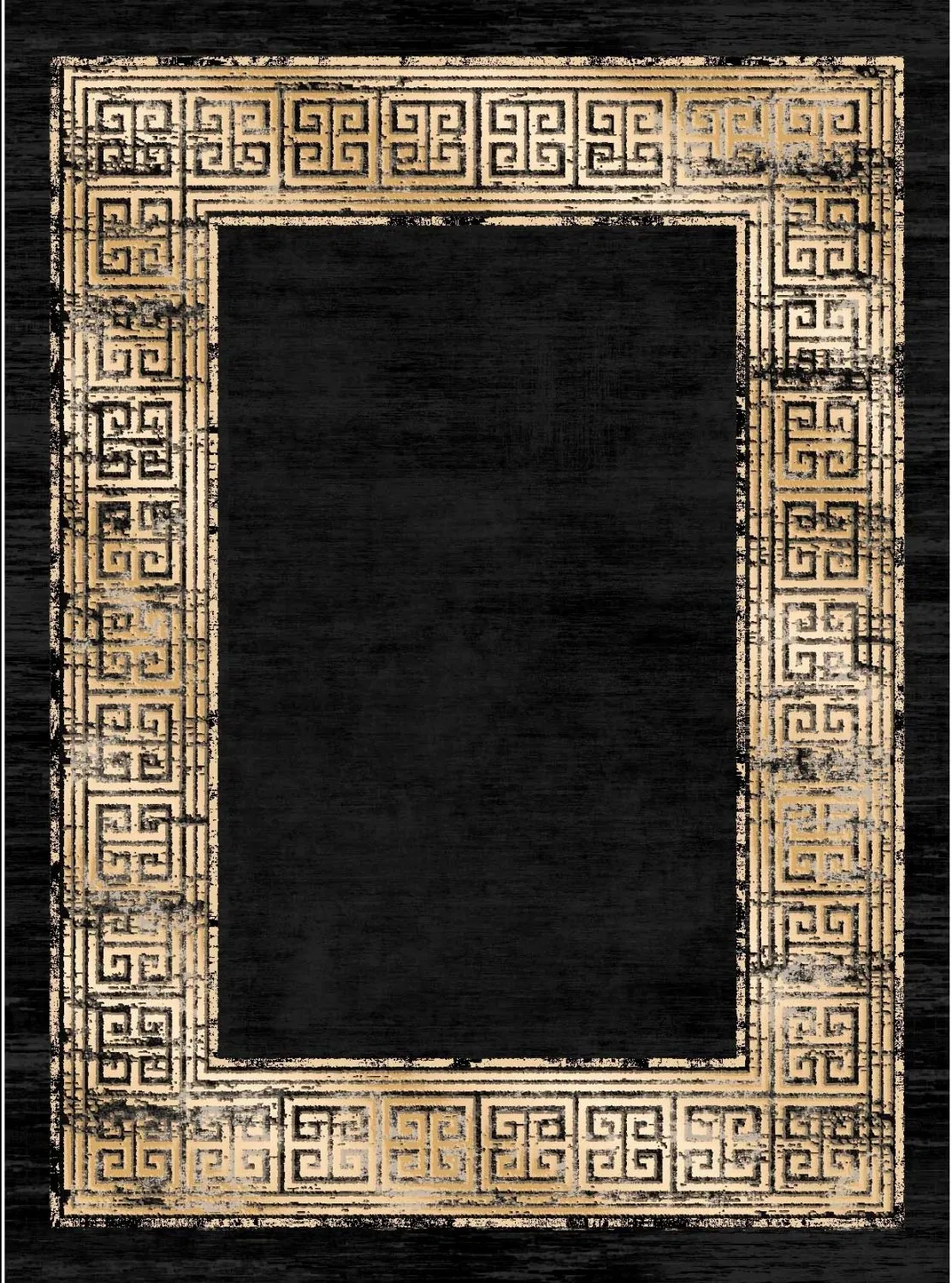 Alfombra Wilton - Tilos (negro)
