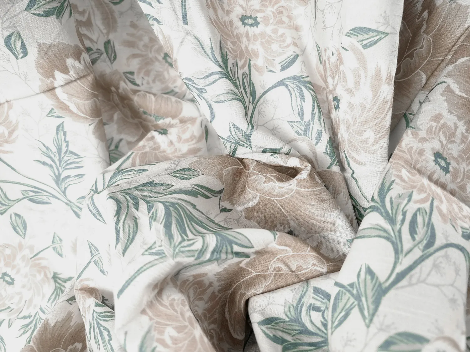 Mantel de algodón - Almira (beige)