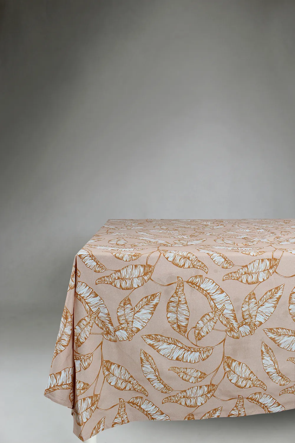 Mantel de algodón - Leaves (naranja)