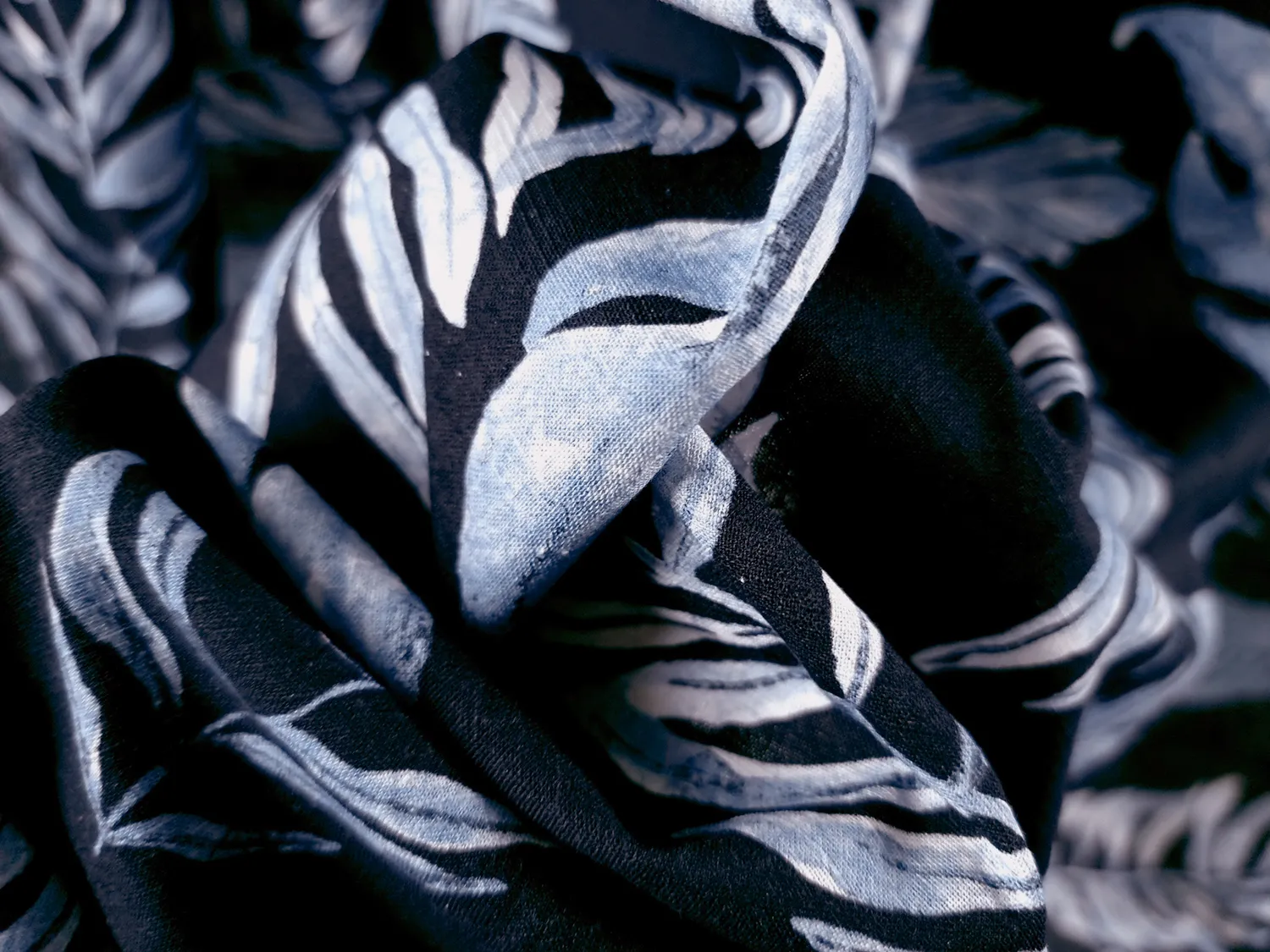 Mantel de algodón - Lowe (azul)