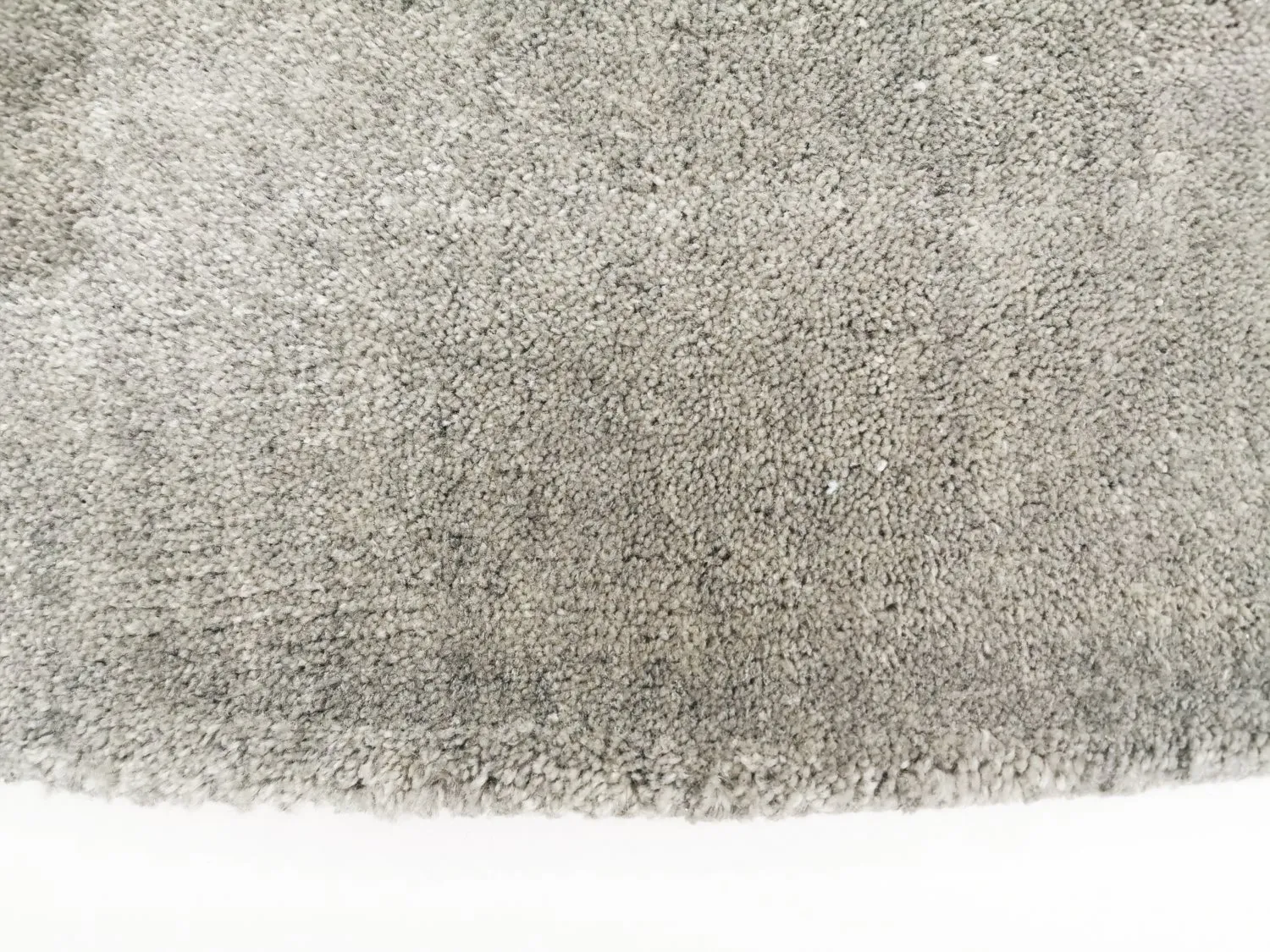 Alfombras redondeadas - Recycled PET with viscose look (gris)