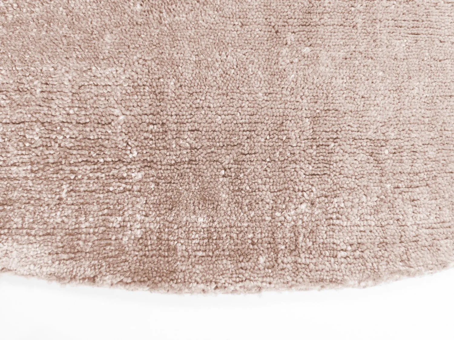 Alfombras redondeadas - Recycled PET with viscose look (marrón claro)