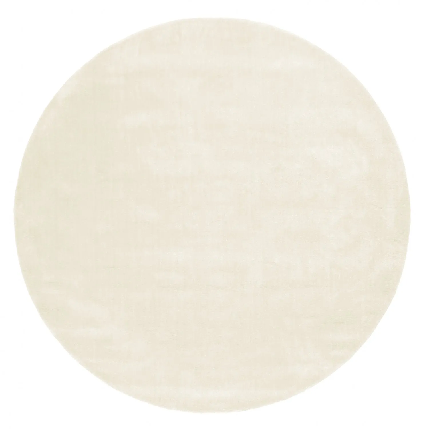 Alfombras redondeadas - Recycled PET with viscose look (offwhite)