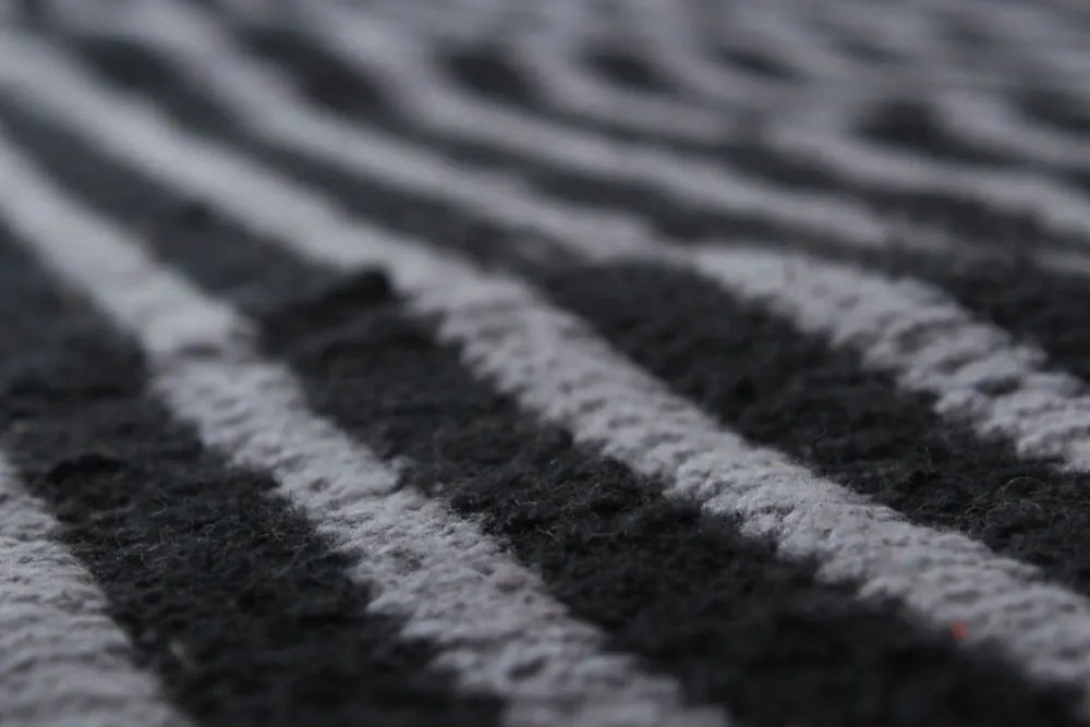 Alfombra de algodón - Eila (gris/gris-negro)