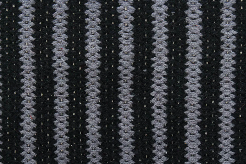 Alfombra de algodón - Eila (gris/gris-negro)