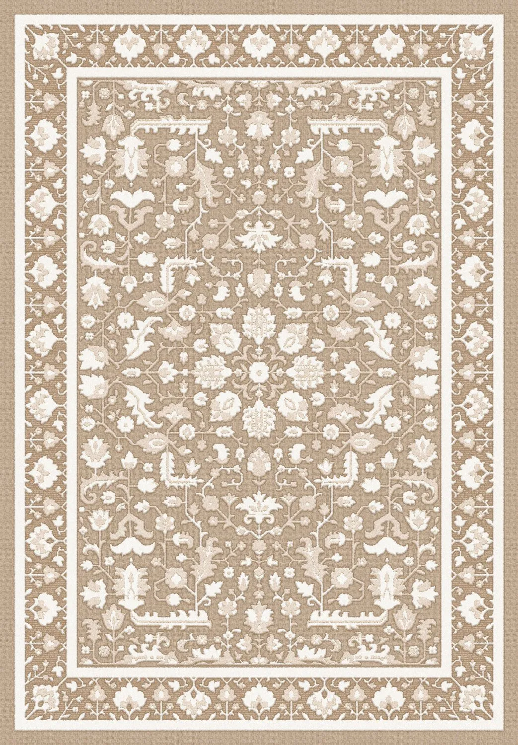 Alfombra Wilton - Ember (beige/offwhite)