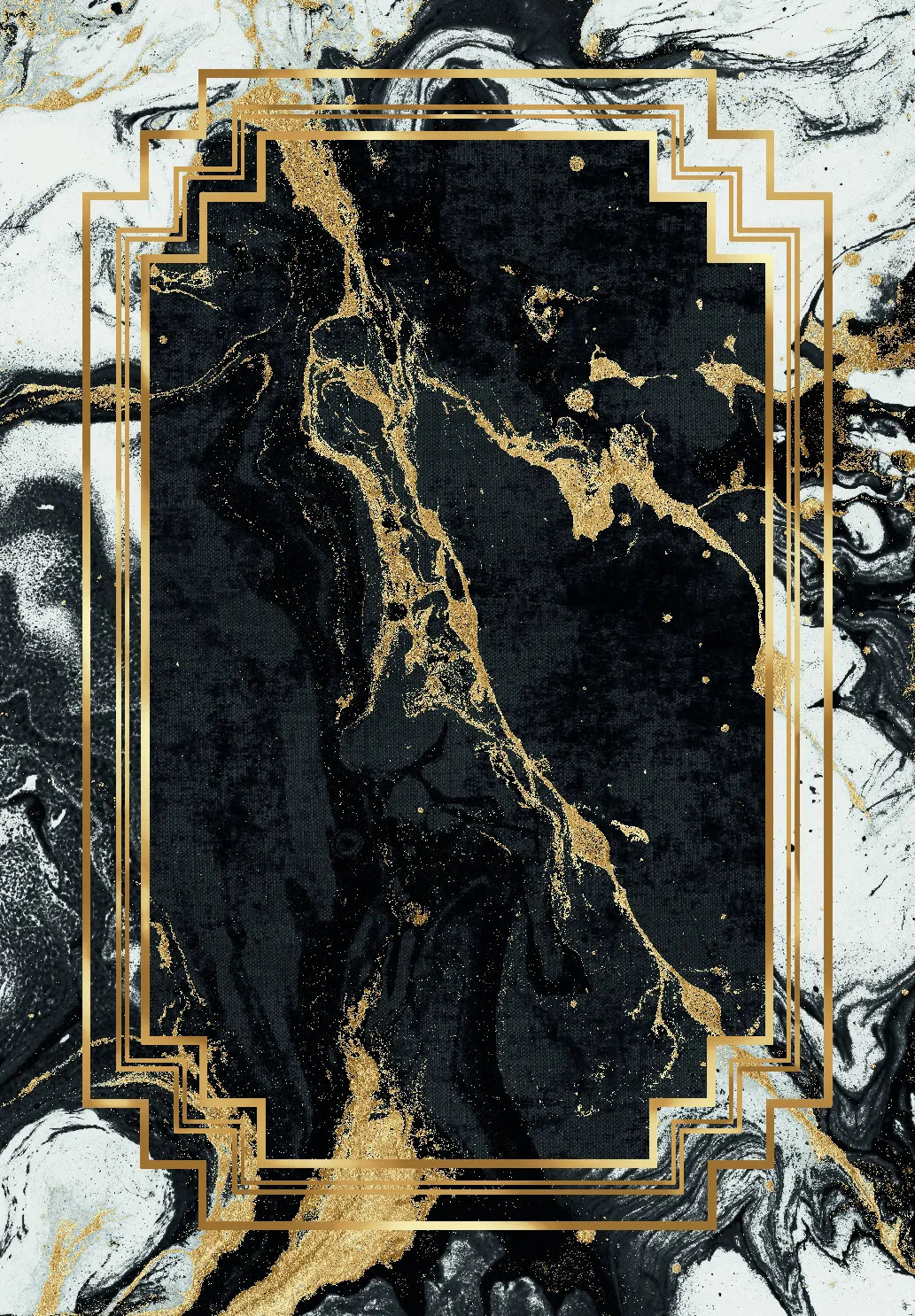Alfombra Wilton - Emery (negro)