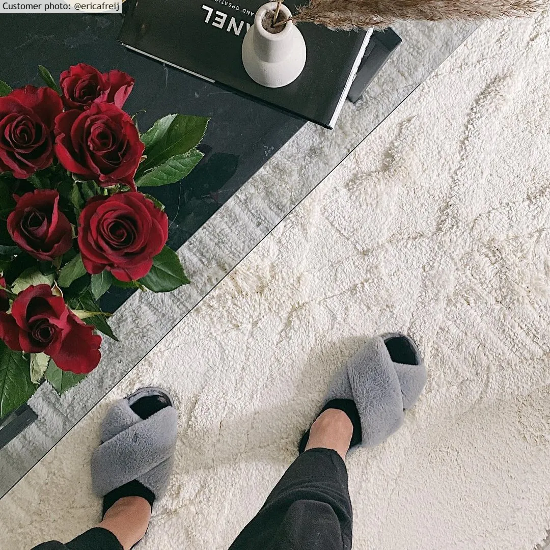 Alfombras de pelo largo - Rostock (offwhite)