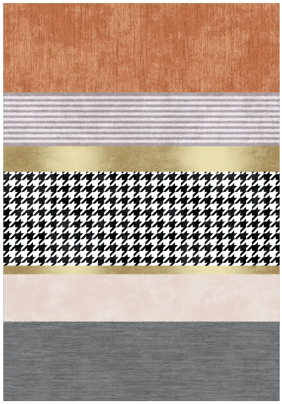 Alfombra Wilton - Esme (naranja/multicolor)