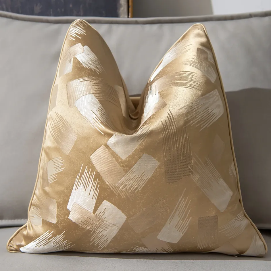 Funda de almohada - European Luxury 45 x 45 cm (oro)