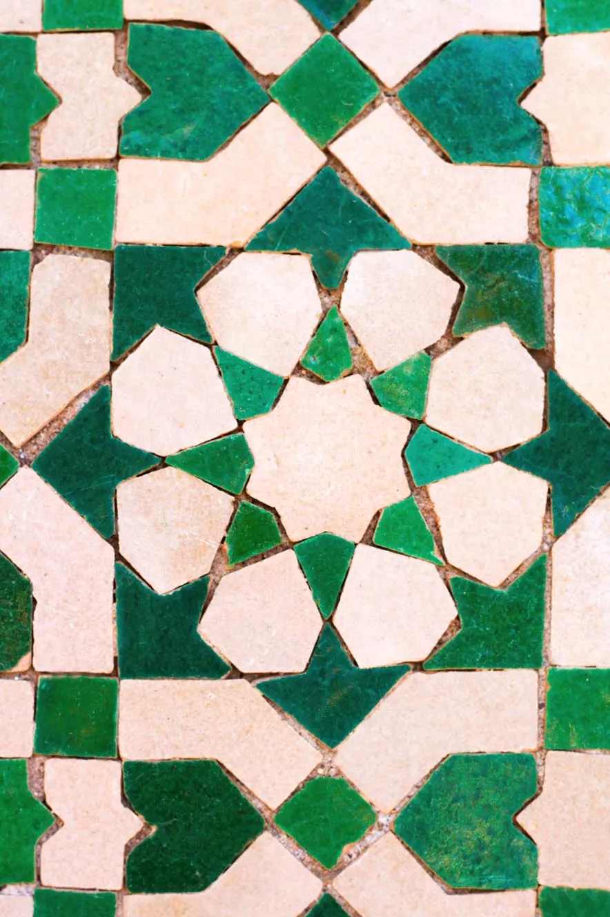 Alfombra Wilton - Chia (verde/beige)