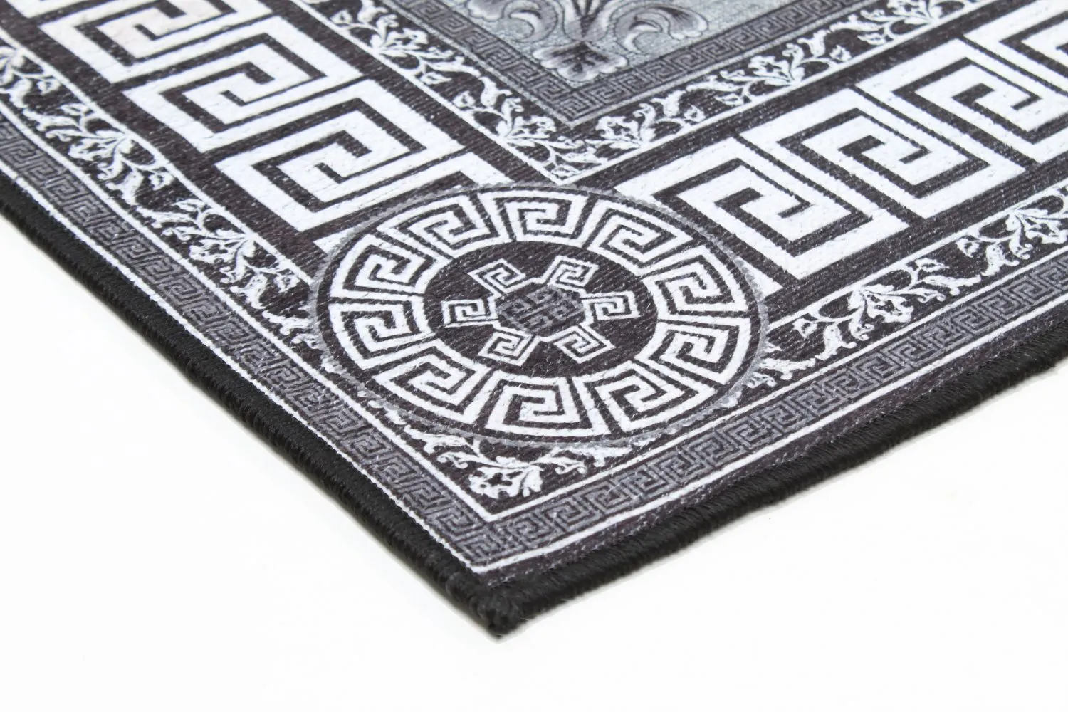 Alfombra Wilton - Amer (negro/blanco)