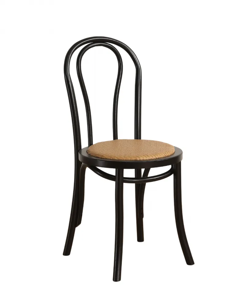 Silla - Bistro (ratán/negro) - 2 piezas