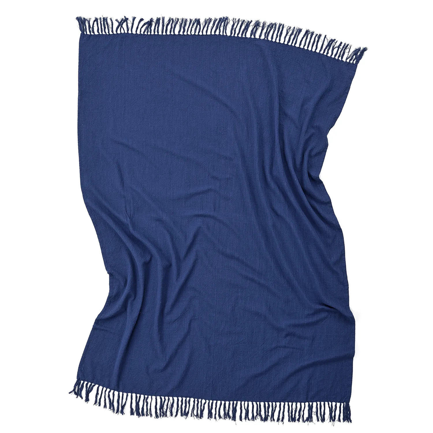Mantas - Veya cotton throw (azul marino)