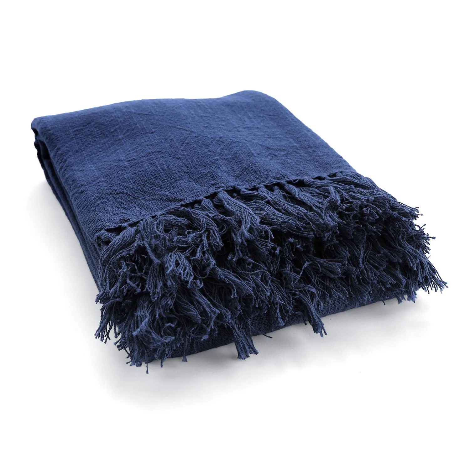 Mantas - Veya cotton throw (azul marino)