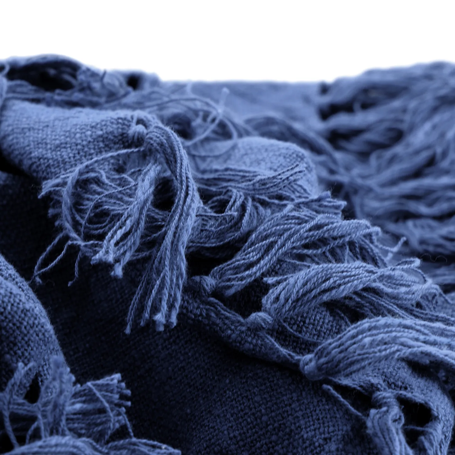 Mantas - Veya cotton throw (azul marino)