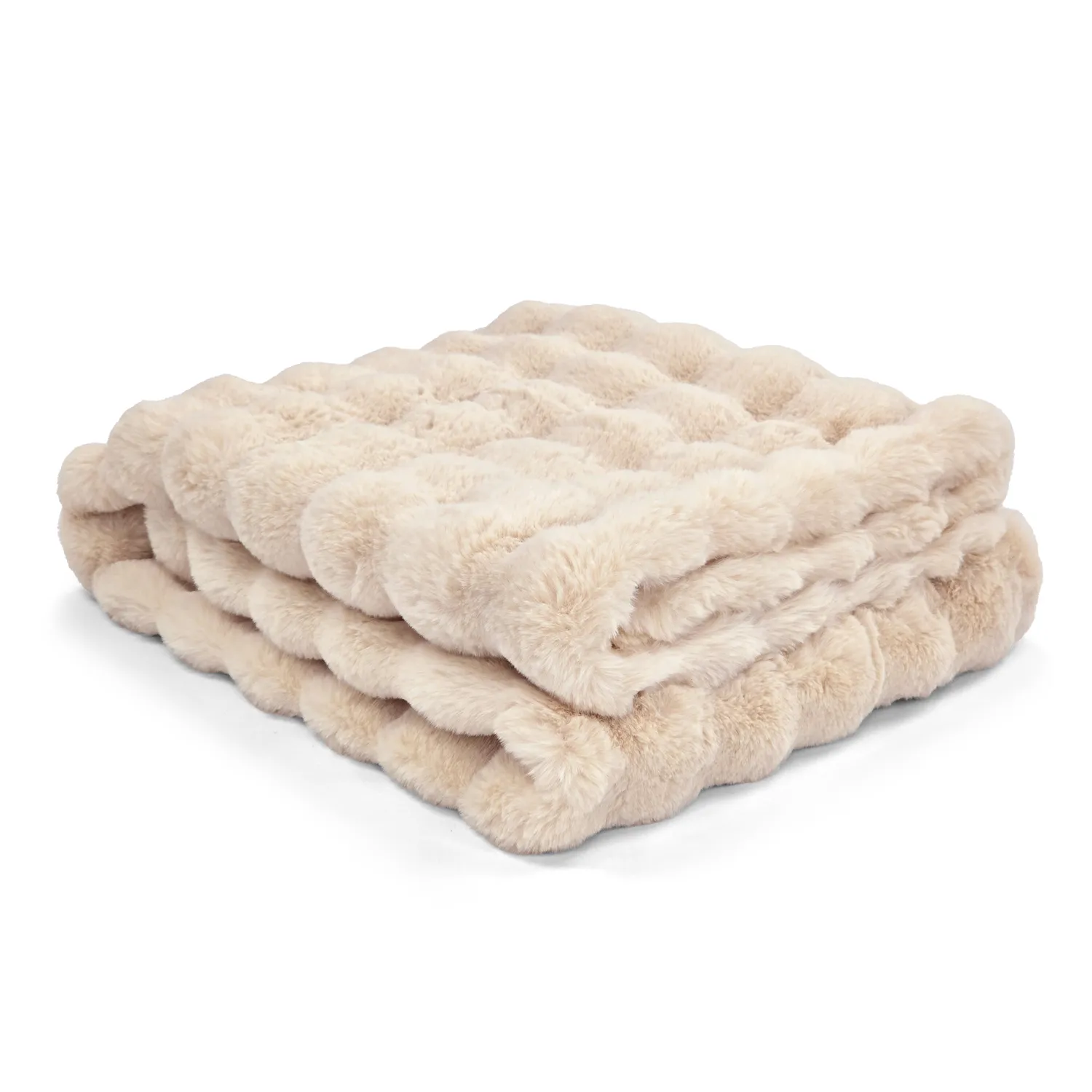 Mantas - Aranga Bubble Throw (beige)