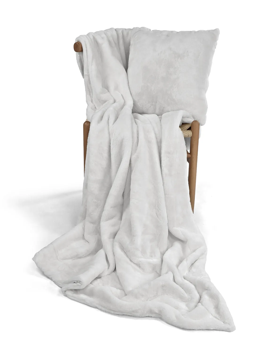 Mantas - Aranga Super Soft Throw (blanco)