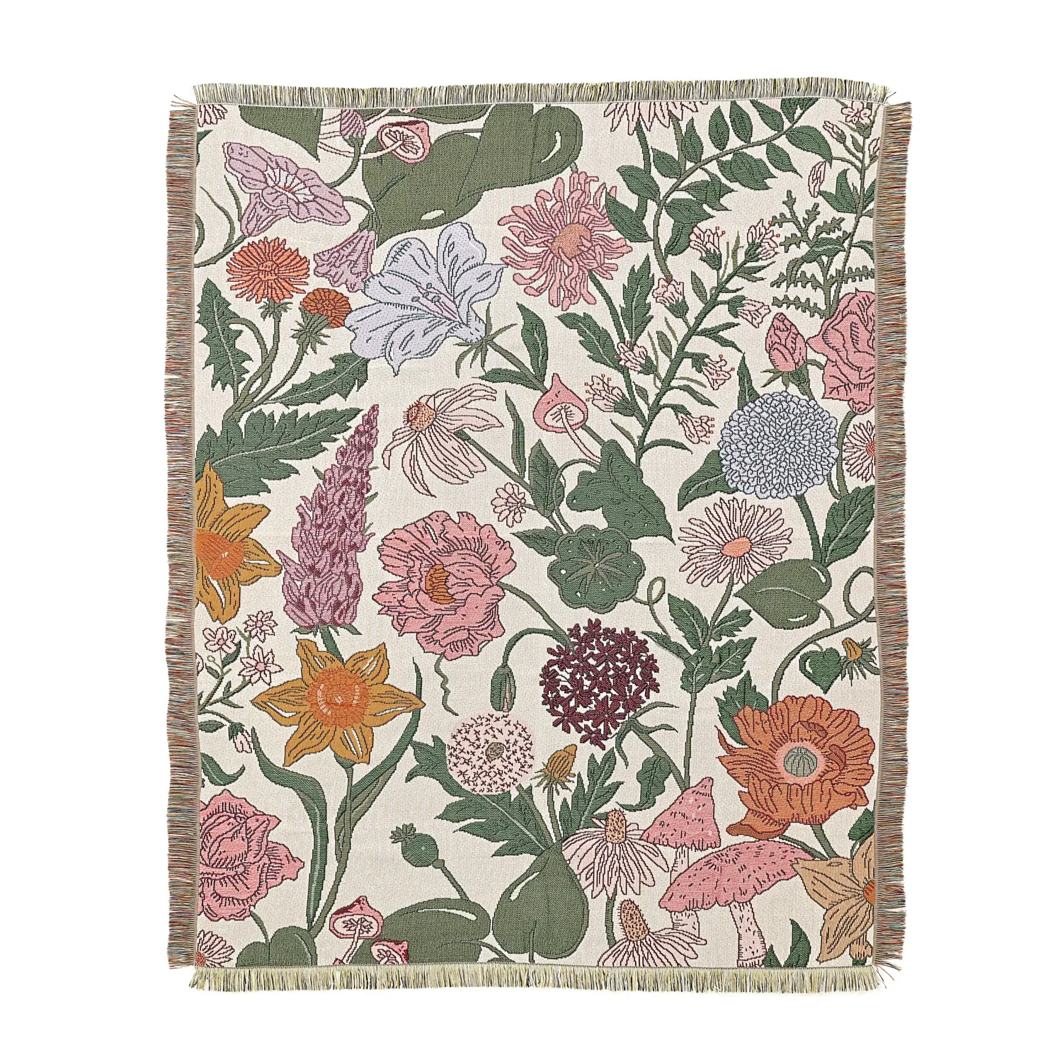Mantas - Fiori Tapestry Blanket (multicolor)