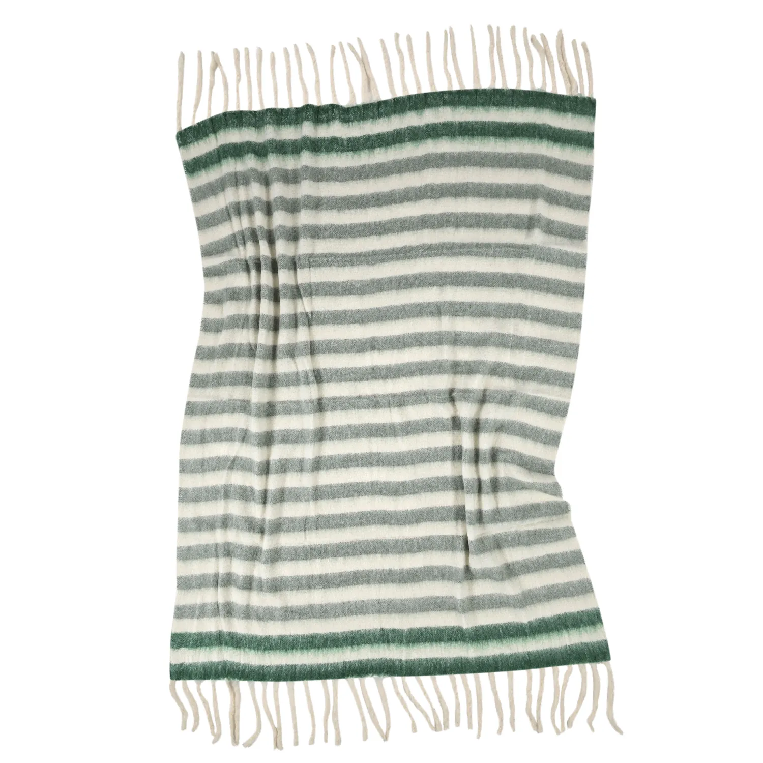 Mantas - Colcha en mezcla de lana - Monica (verde)