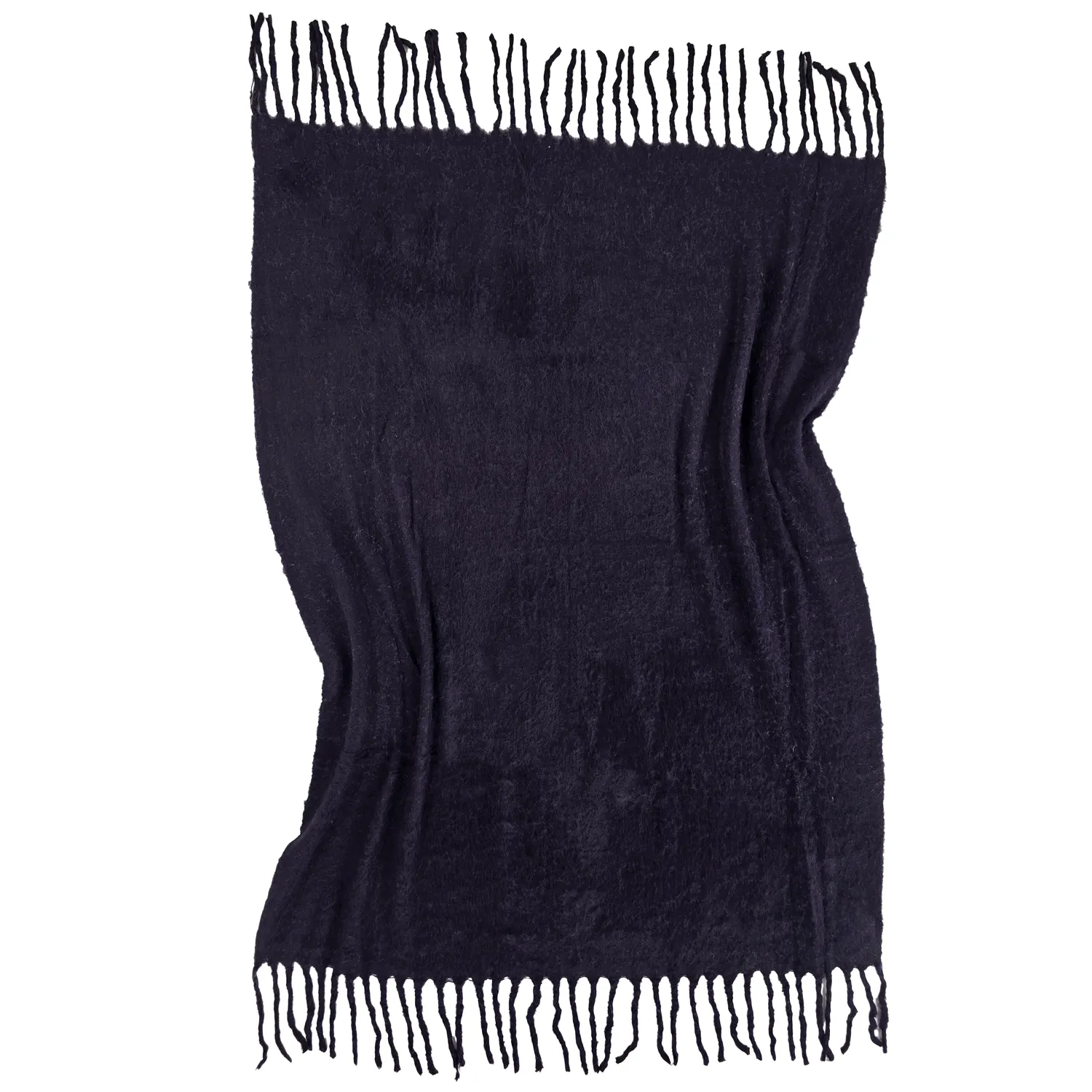 Mantas - Colcha en mezcla de lana - Samantha (negro)