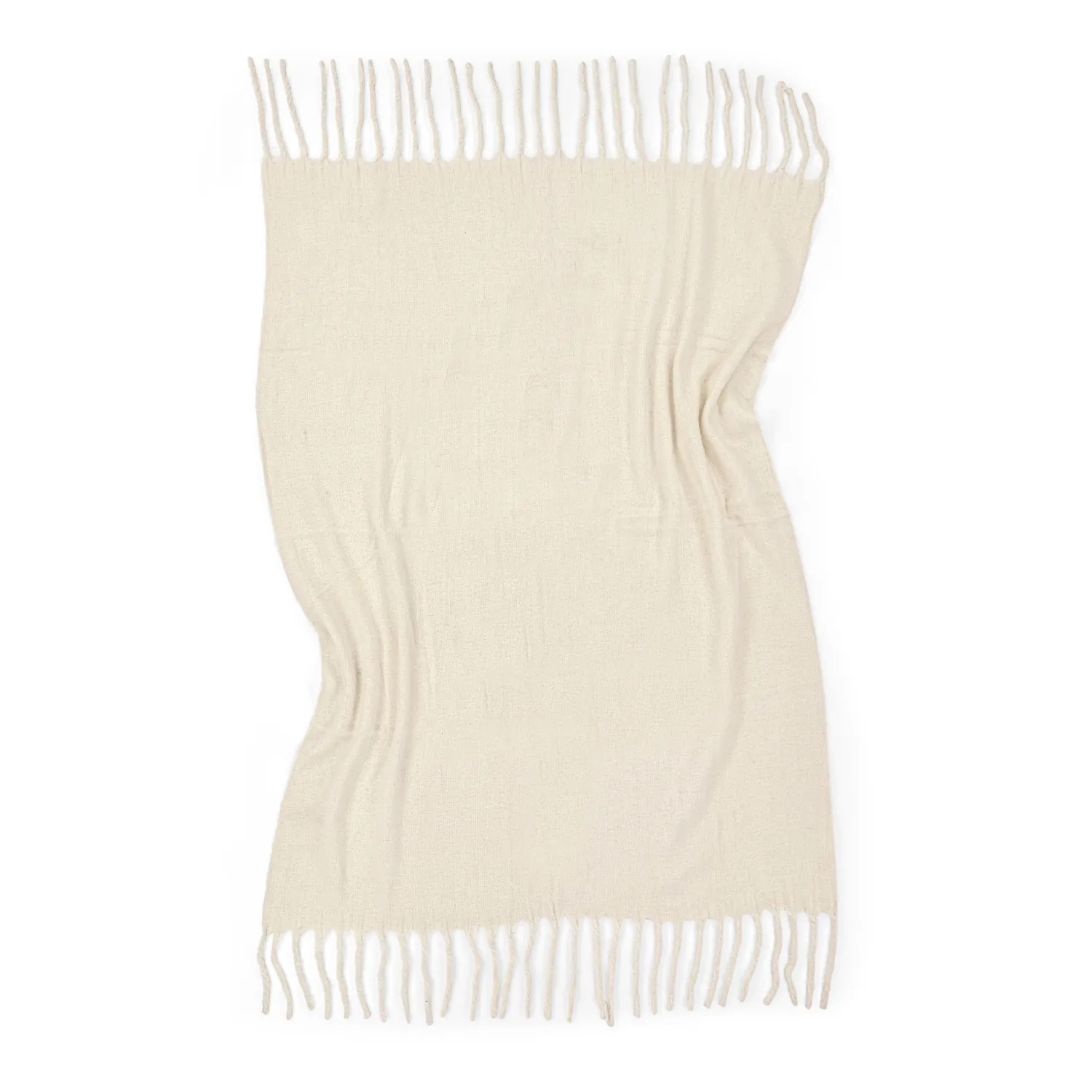 Mantas - Colcha en mezcla de lana - Samantha (offwhite)