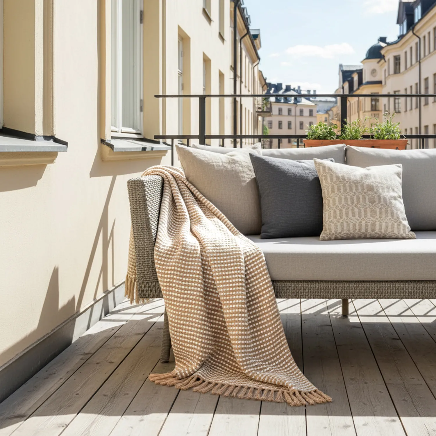 Mantas - Quebec Blanket (beige)