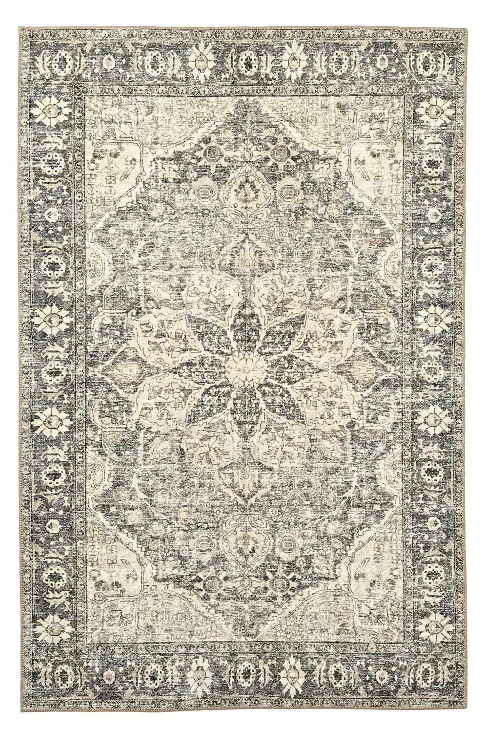 Alfombra de tejido plano - Alvand (negro)