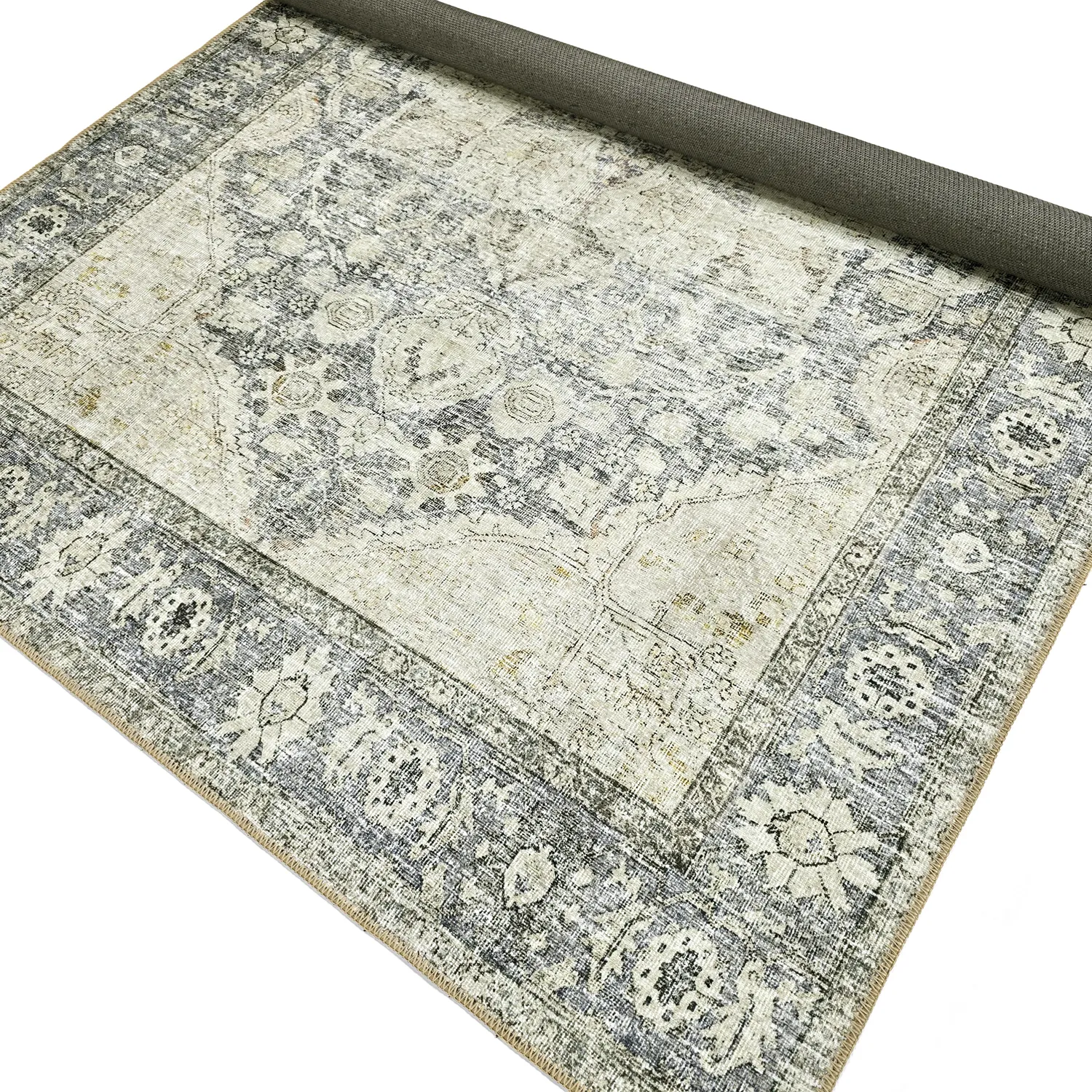 Alfombra de tejido plano - Alvand (gris)