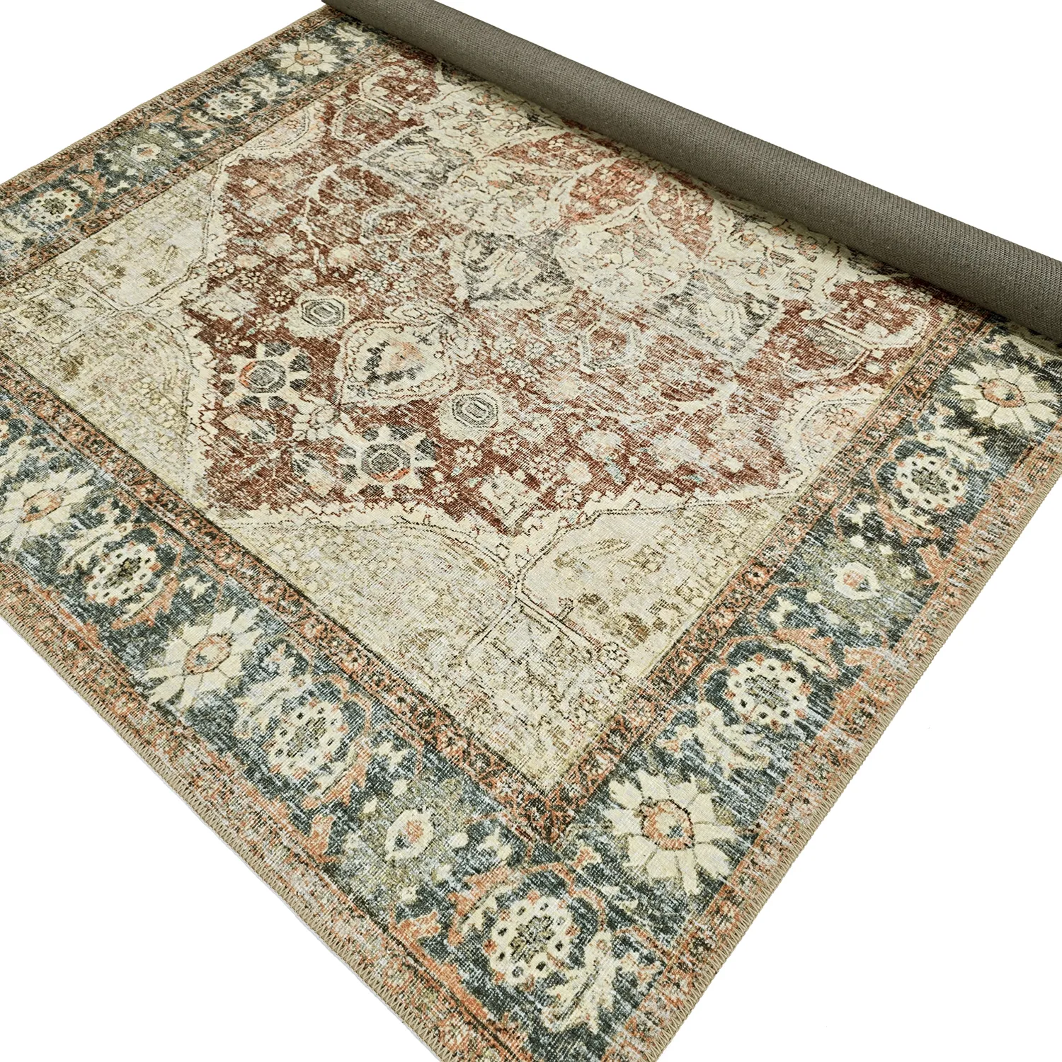 Alfombra de tejido plano - Alvand (rojo)