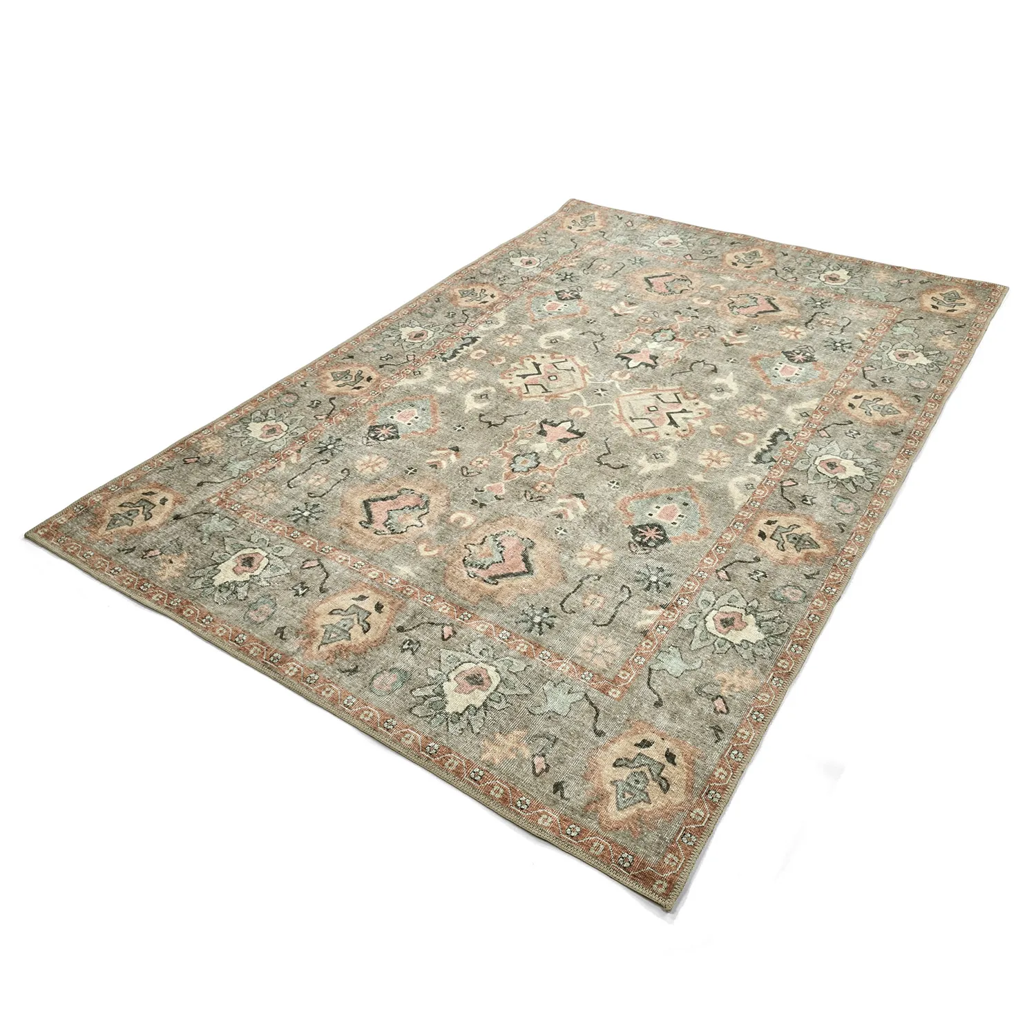 Alfombra de tejido plano - Amena (azul)