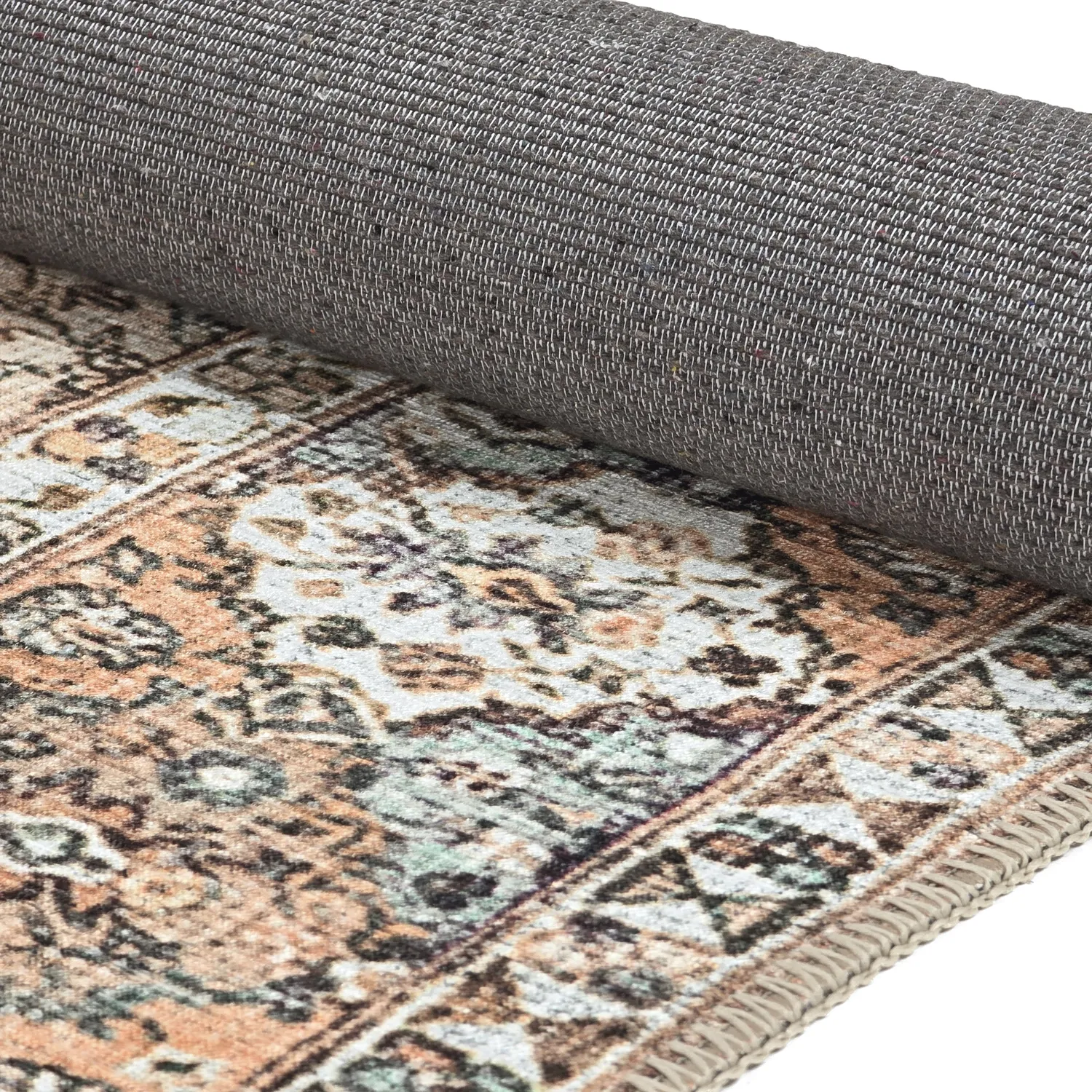 Alfombra de tejido plano - Berelina (beige/multicolor)