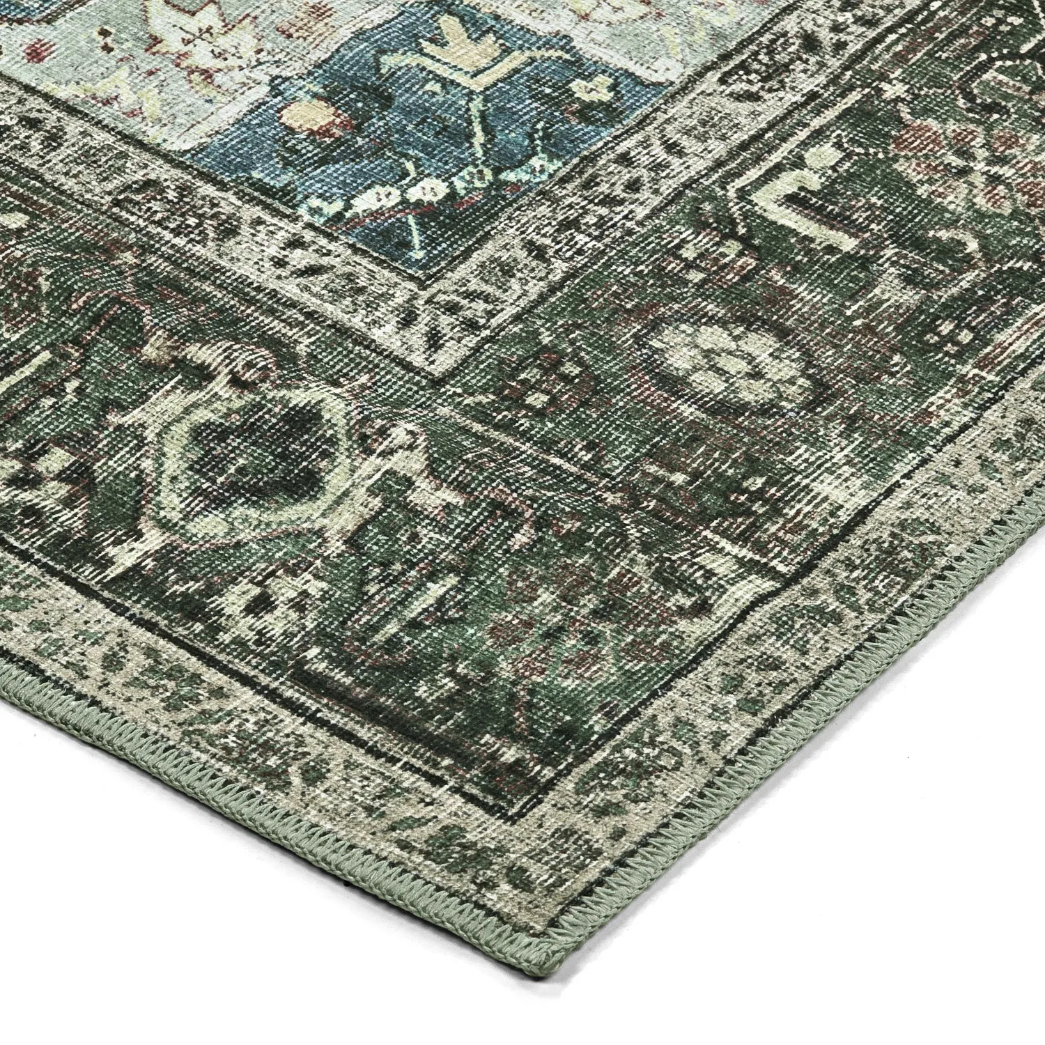 Alfombra de tejido plano - Birjand (verde)