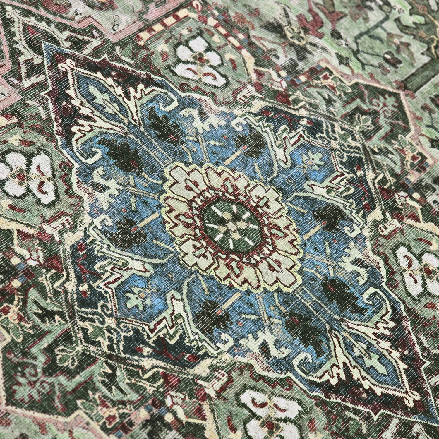 Alfombra de tejido plano - Birjand (verde)