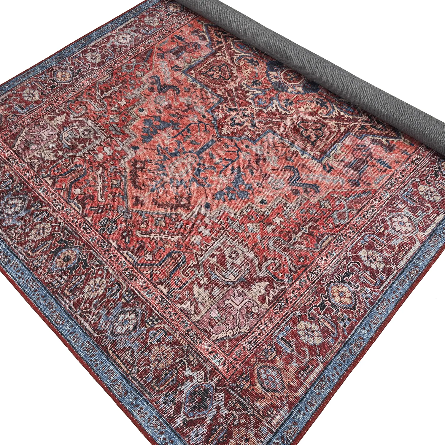 Alfombra de tejido plano - Birjand (rojo)