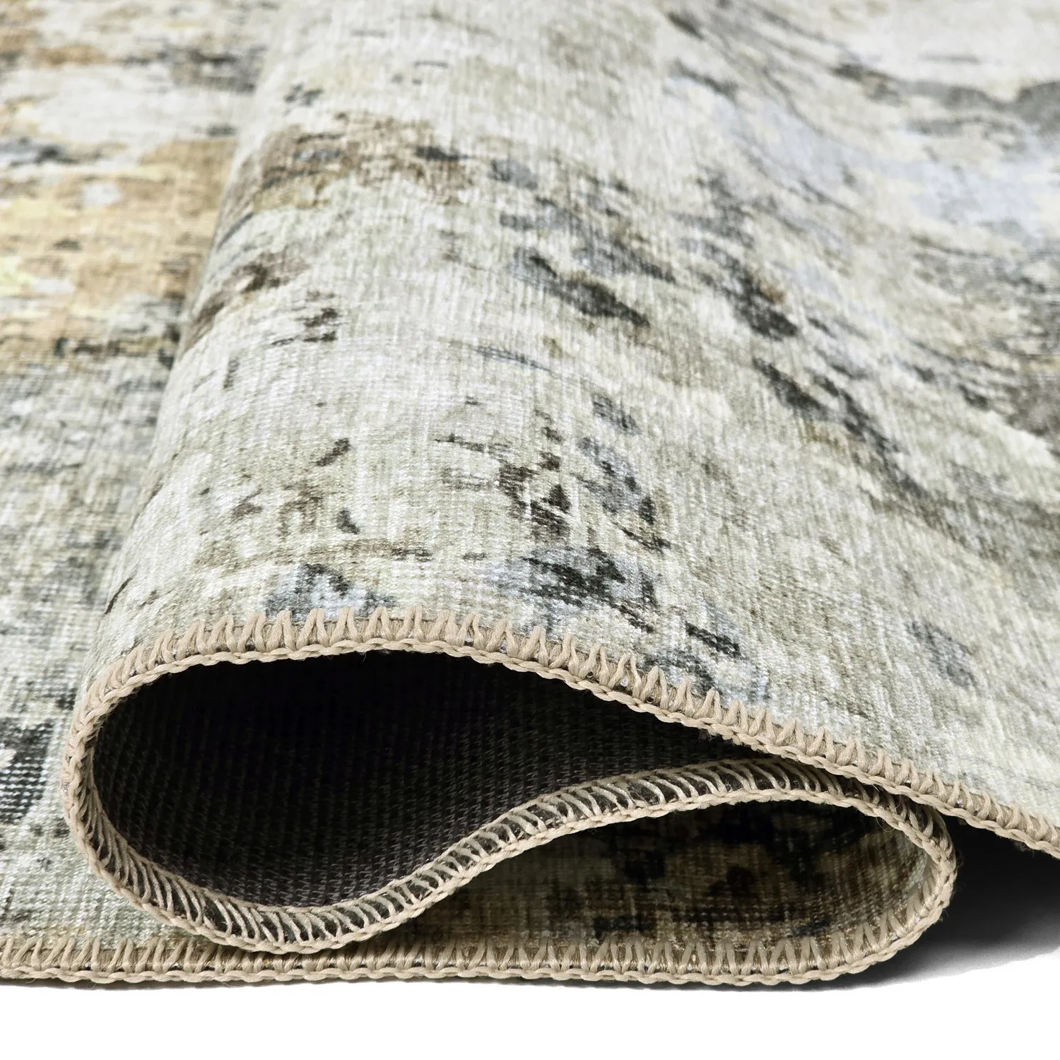 Alfombra de tejido plano - Comino (beige/multicolor)