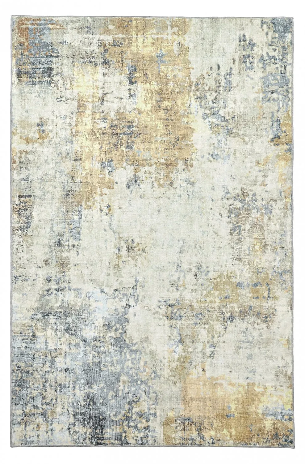 Alfombra de tejido plano - Comino (gris/multicolor)