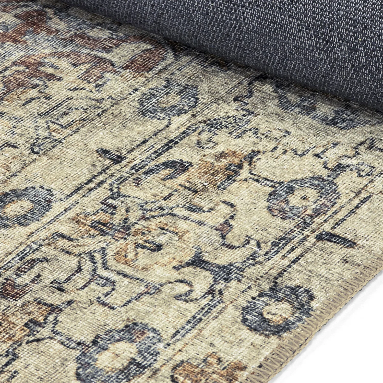 Alfombra de tejido plano - Delvar (beige)