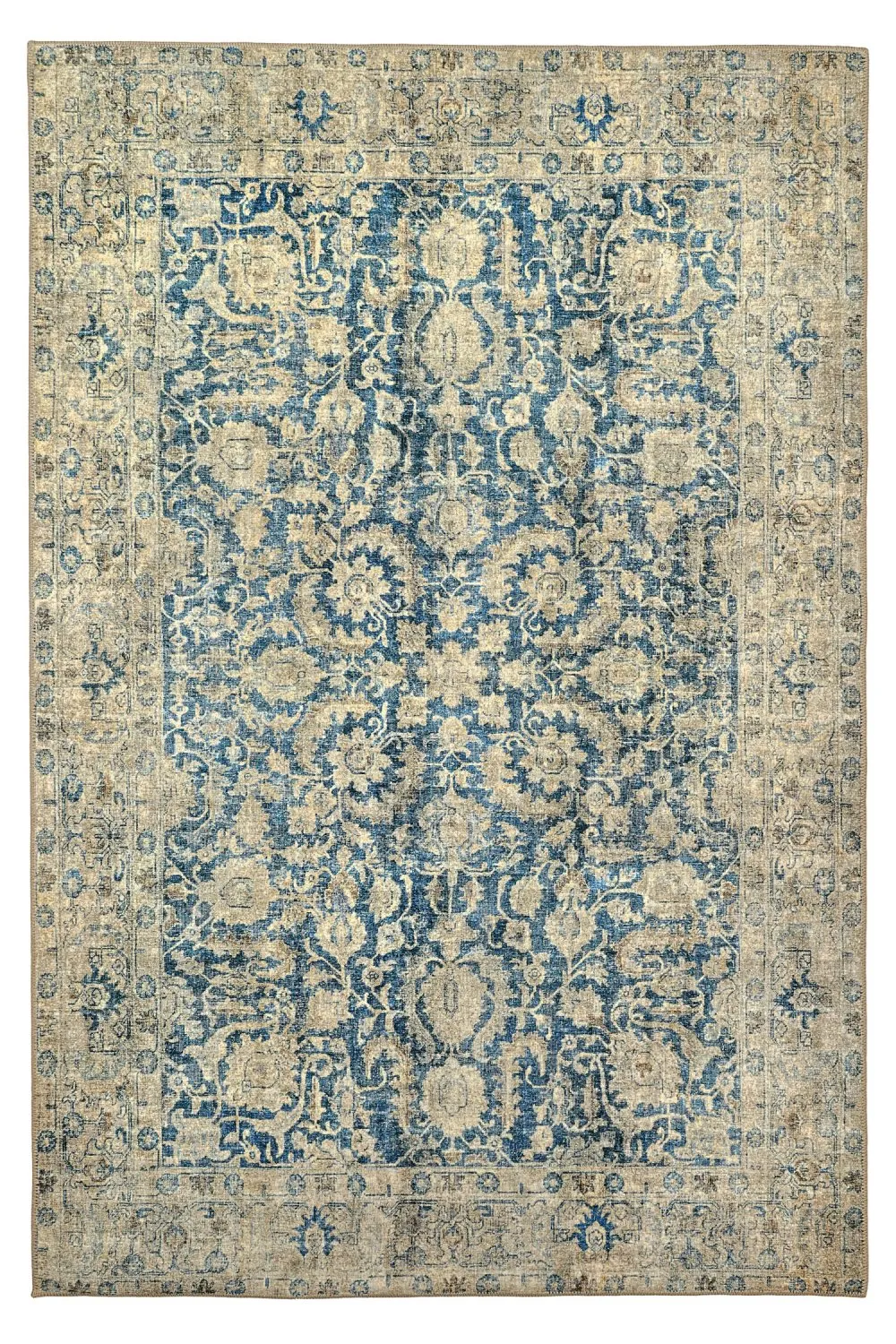 Alfombra de tejido plano - Delvar (azul)