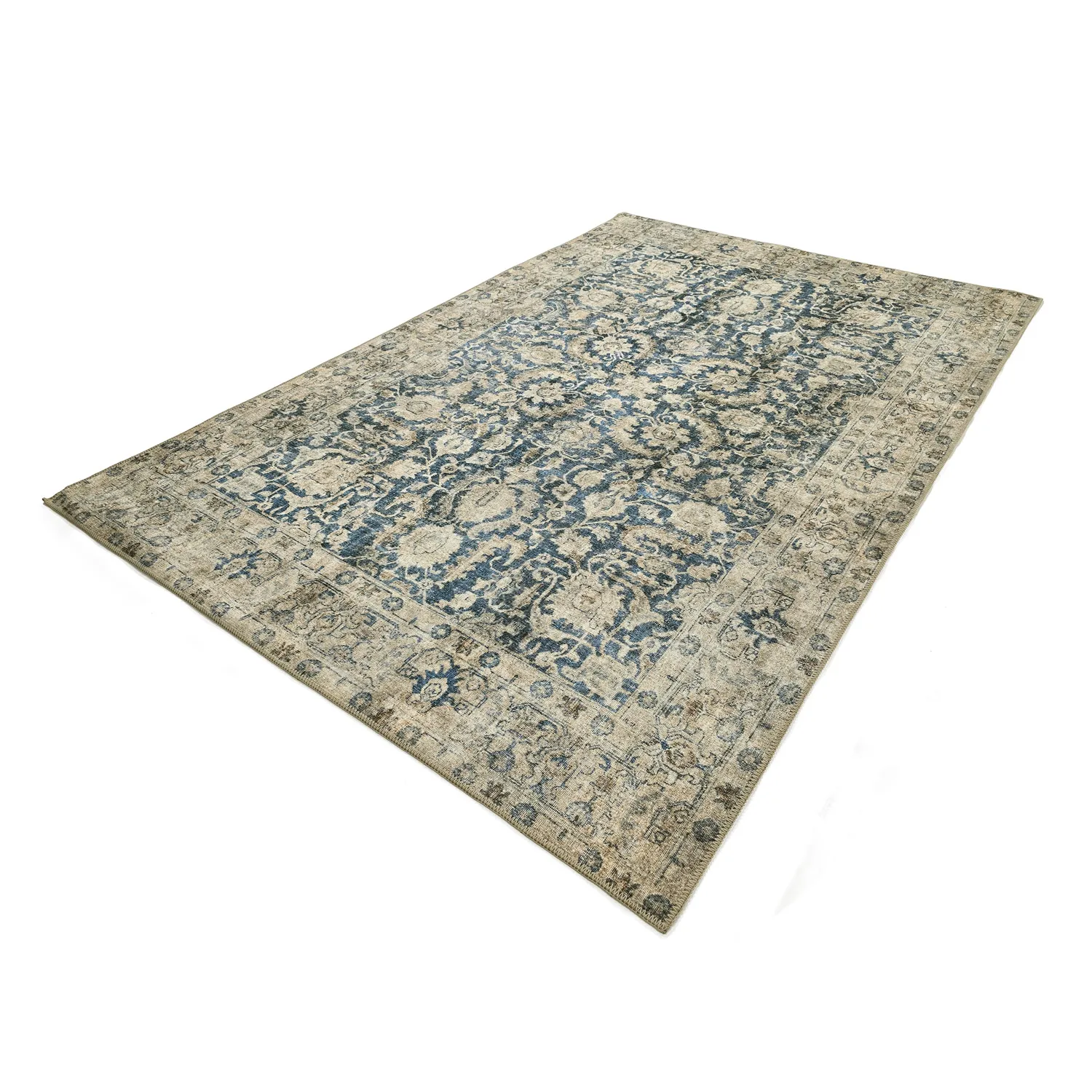Alfombra de tejido plano - Delvar (azul)