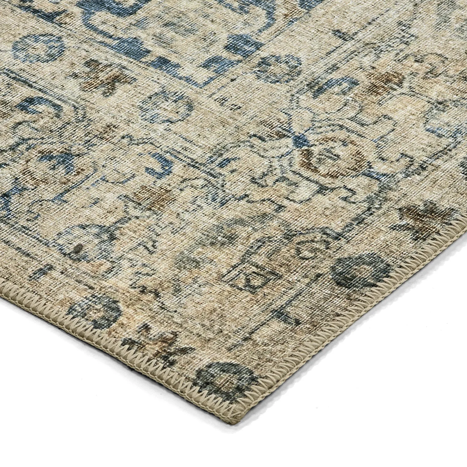 Alfombra de tejido plano - Delvar (azul)