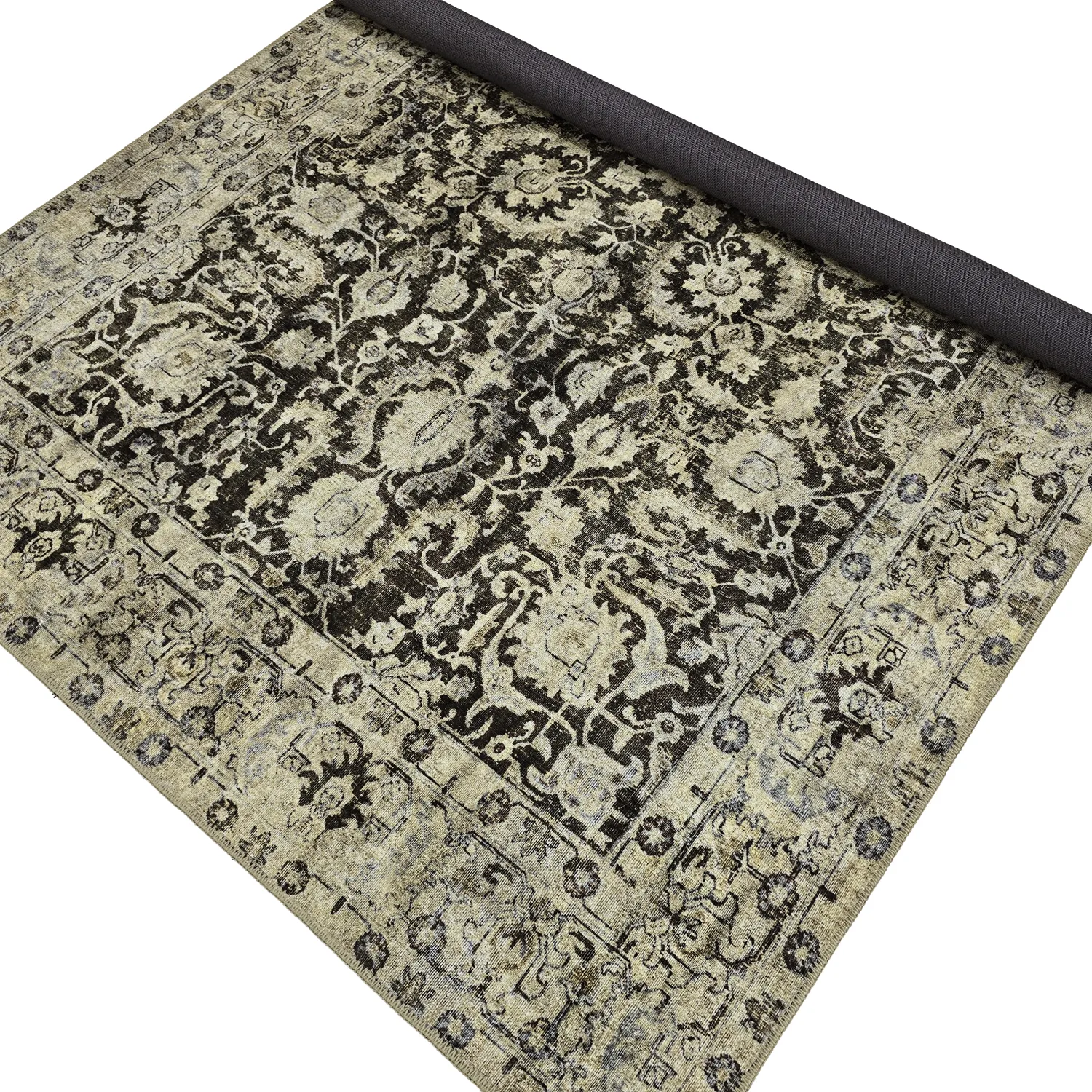 Alfombra de tejido plano - Delvar (verde)