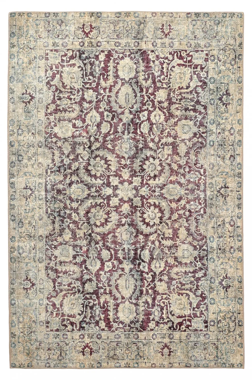 Alfombra de tejido plano - Delvar (rojo)